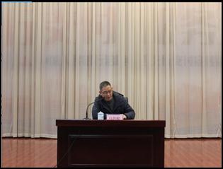 学院党委书记马传松教授为财经贸易系师生宣讲十九大精神