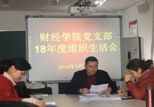 js金沙3983总站教工学生党支部召开2018年度组织生活会和开展民主评议党员大会