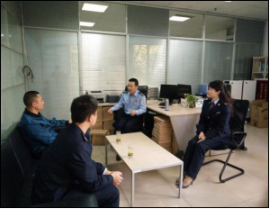 财经贸易系走访企业看望顶岗实习学生